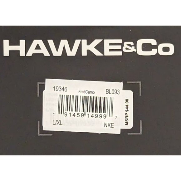 Hawke & Co Men's NEW Mid-Weight Black & Blue Camo Winter Gloves SZ L/XL MSRP $44 - Picture 6 of 9